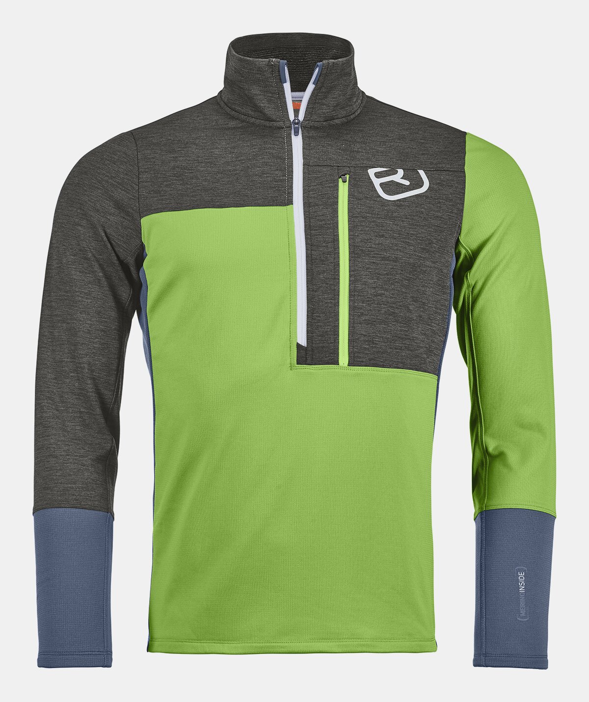 Ortovox fleece light zip neck shop